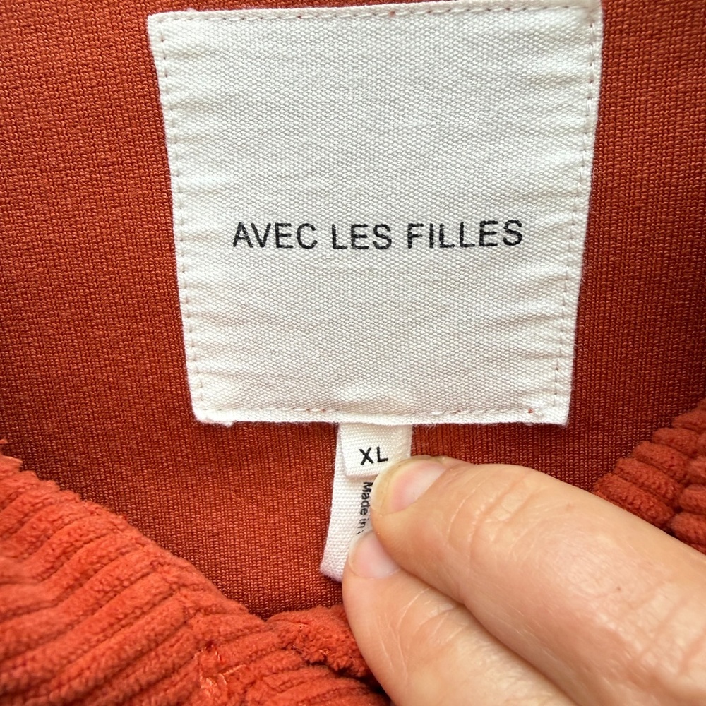 Avec Les Filles Oversized Corduroy Button Down Top Jacket XL - Picture 3 of 10
